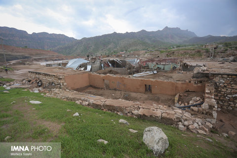 خسارت سيل در روستاهای لرستان