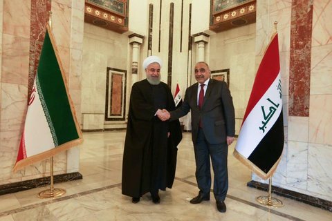 روحانی با نخست وزیر عراق دیدار کرد
