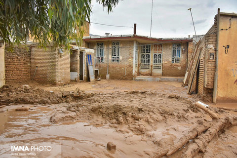 خسارات سیل در شهرستان پلدختر