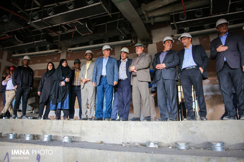 بازدید از روند پیشرفت پروژه های عمرانی شهری با حضور شهردار اصفهان