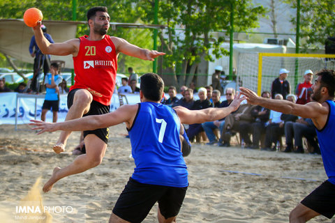 اختتامیه مسابقات هندبال ساحلی جام زنده رود اصفهان