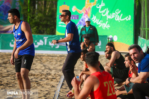 اختتامیه مسابقات هندبال ساحلی جام زنده رود اصفهان