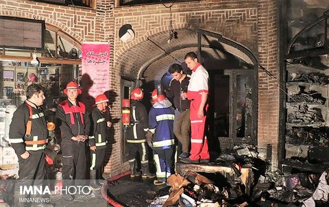 علت آتش‌سوزی بازار تبریز مشخص شد