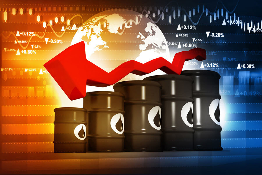 نمودار قیمت نفت امروز ۱۵ دی‌ماه ۱۴۰۰