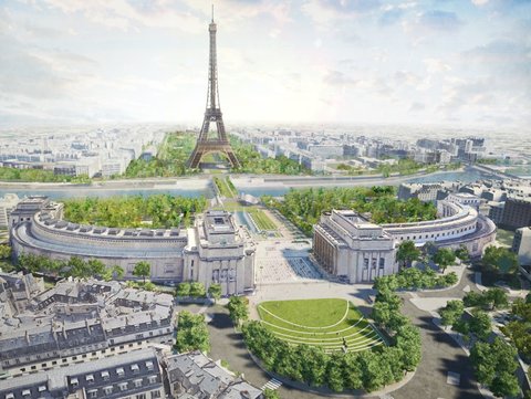 احداث بزرگ‌ترین فضای سبز پاریس در اطراف برج ایفل