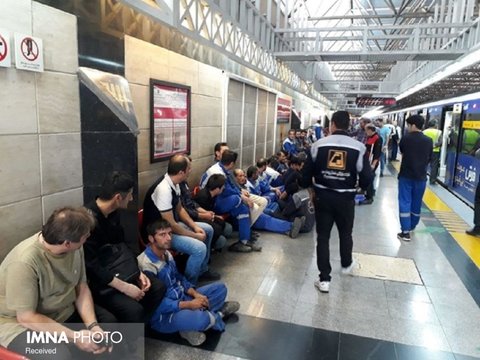 معوقات کارگران مترو تا سه‌شنبه پرداخت می‌شود