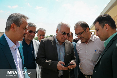 بازدید شهردار اصفهان از بیمارستان در حال احداث پیوند اعضای کوثر سپاهان