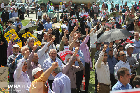 مراسم راهپیمایی روز جهانی قدس در اصفهان