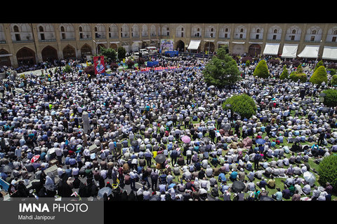 نماز جمعه اصفهان در روز جهانی قدس
