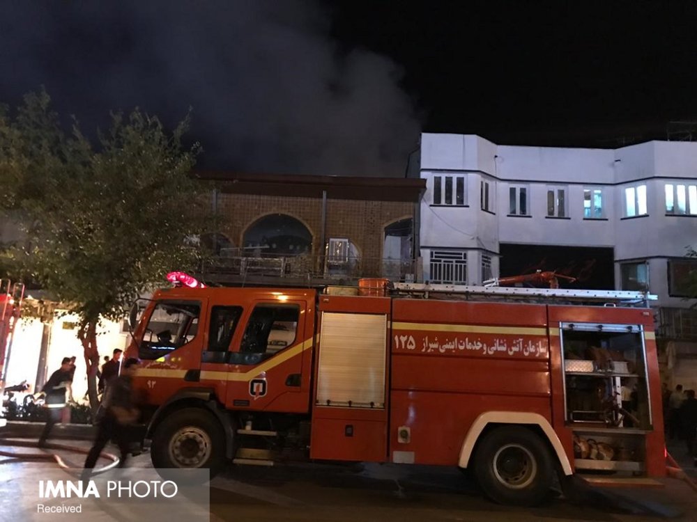 آتش‌سوزی سینما بهمن شیراز آسیب جانی نداشت