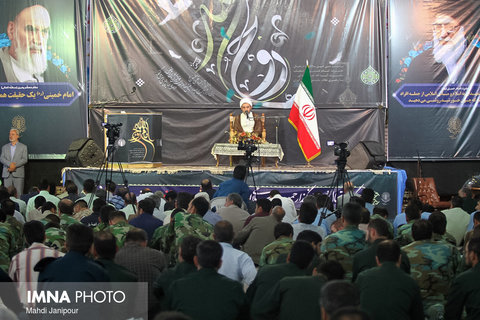 مراسم سالگرد امام خمینی (ره) در گلستان شهدای اصفهان