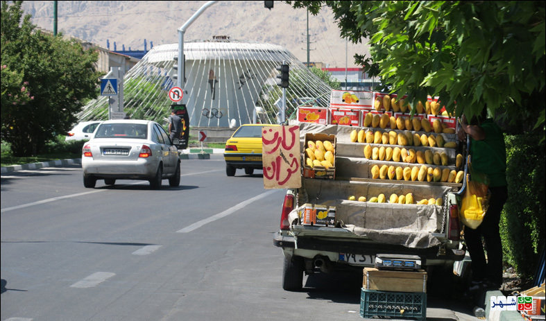 ساماندهی وانت‌بارهای فروش میوه در «بازار رضوان»
