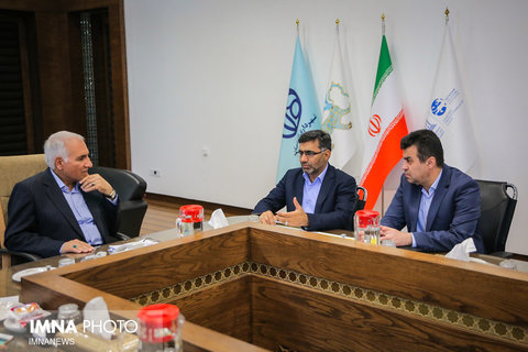 دیدار مدیرعامل شرکت ایرانسل و دیدار دبیر کل بین المجالس آسیایی با شهردار اصفهان