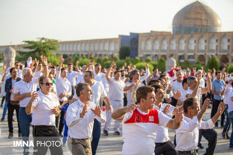 همایش ورزش صبحگاهی به مناسبت هفته مبارزه با مواد مخدر