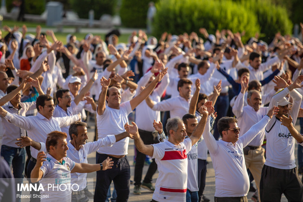 برپایی همایش ورزش صبحگاهی کارکنان شهرداری سمنان