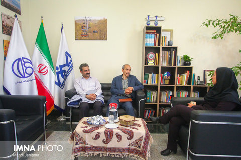 بازدید مدیر عامل سازمان نوسازی شهرداری اصفهان از ایمنا