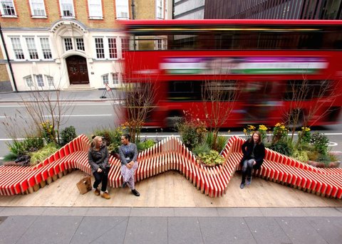 خلاقیت شهری برای عابران پیاده در لندن