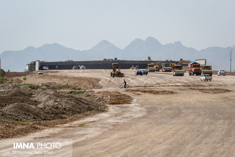 بیش از ۵۸۰ هزار تن خاکریزی در پروژه اردستانی