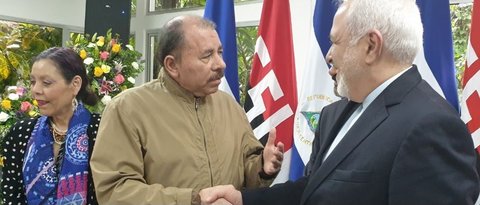 ظریف با رییس جمهور نیکاراگوا دیدار کرد