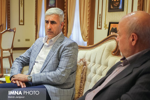 دیدار وزیر ورزش کشور عراق با استاندار اصفهان