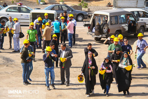 بازدید اصحاب رسانه از کارخانه ذوب آهن اصفهان‎