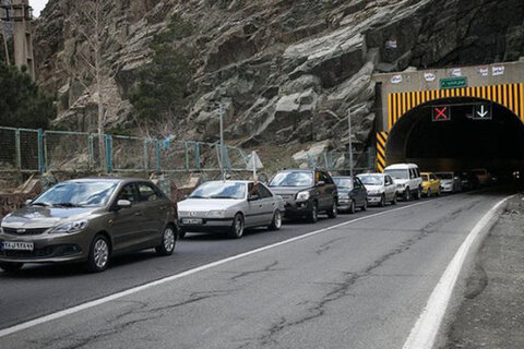ترافیک سنگین در مسیرهای منتهی به شمال کشور
