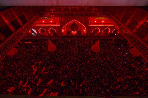 Black flag hoisted over holy shrine of Imam Hussain