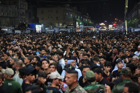 Black flag hoisted over holy shrine of Imam Hussain