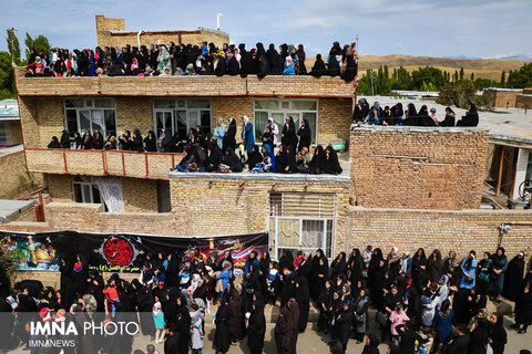 مراسم عزاداری عاشورای حسینی در روستای انامق آذرباجان شرقی