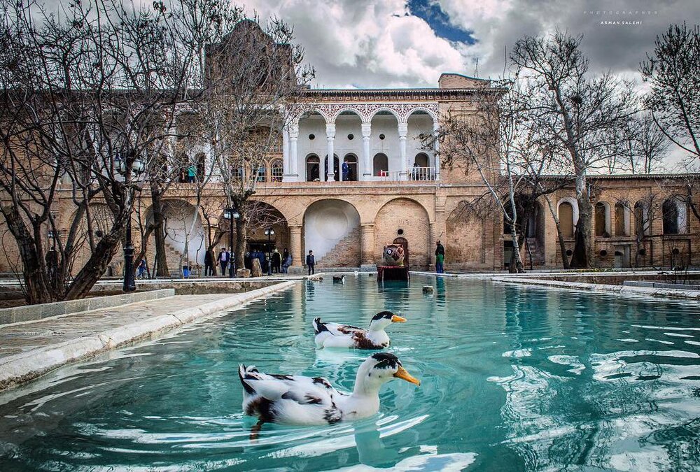Unique Iranian architecture in Khosro Abad mansion