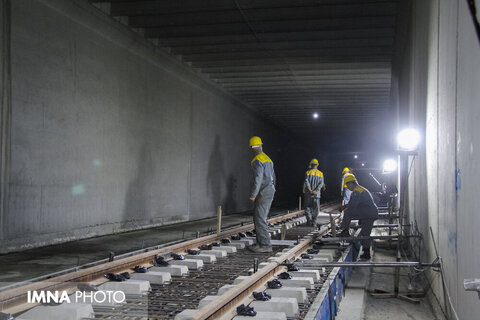 پیشرفت ۸۰ درصدی عملیات زیرسازی متروی بهارستان