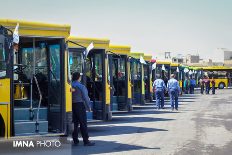 سرویس‌دهی ویژه اتوبوسرانی اصفهان در ۴ نقطه شهر