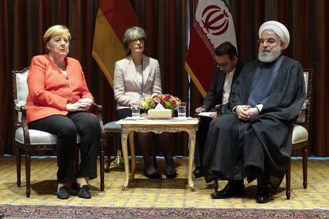 Rouhani, Merkel discuss HOPE, accelerating INSTEX