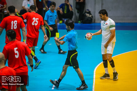 حضور داور اصفهانی در رقابت‌های هندبال المپیک ٢٠٢٠ توکیو