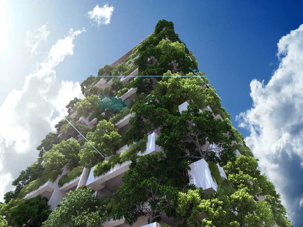 باغ‌های عمودی؛ آینده طراحی منظر شهری