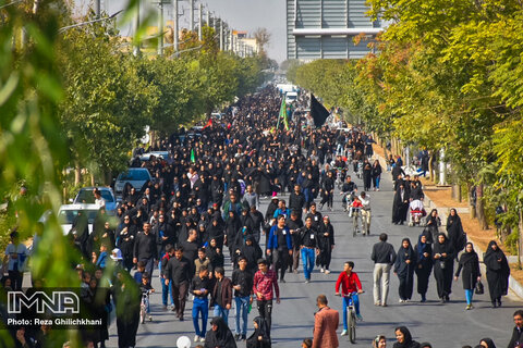 مراسم اربعین حسینی در نجف آباد