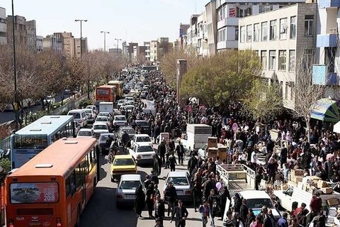 ترافیک در محدوده مرکزی تبریز ۳۵ تا ۴۳ درصد کاهش یافت