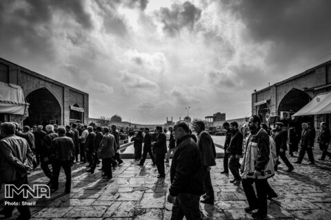 عزاداری 28 صفر در بازار اصفهان