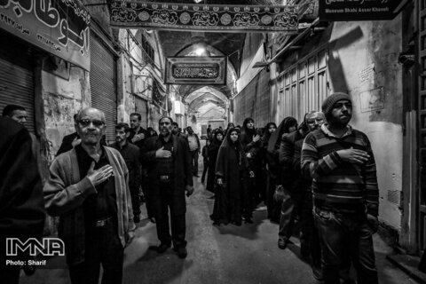عزاداری 28 صفر در بازار اصفهان