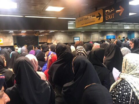 نقص فنی عامل اختلال در خط ۲ مترو تهران
