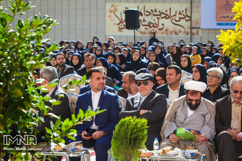 آیین افتتاح دبیرستان موقوفه صارمیه