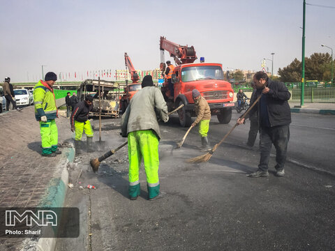 خسارت نا آرامی ها در اصفهان پس از گرانی بنزین
