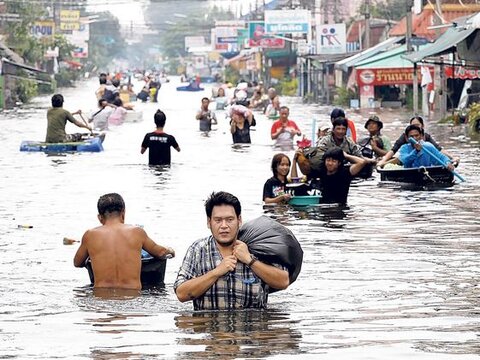 "پارک ضد سیل" بانکوک را از  غرق شدن نجات می‌دهد!