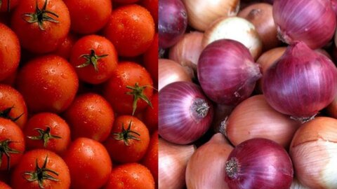 نرخ گوجه فرنگی و پیاز تا ۹۰۰۰ تومان می‌رسد
