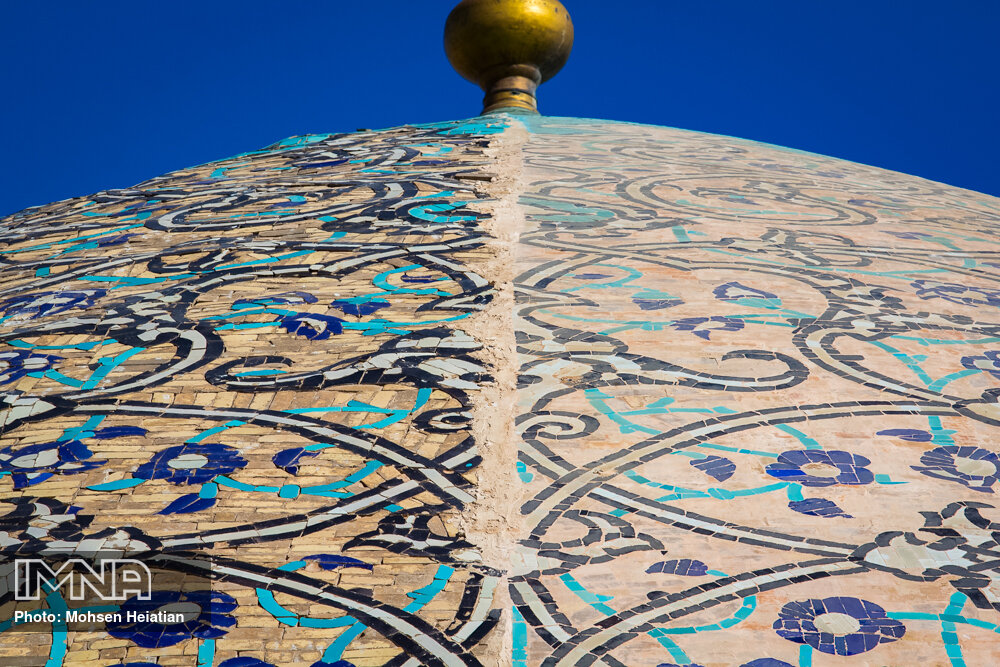 دستور جهانگیری به مونسان برای نظارت بر مرمت گنبد مسجد شیخ لطف الله