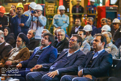 بازدید وزیر صمت از فولاد مبارکه اصفهان