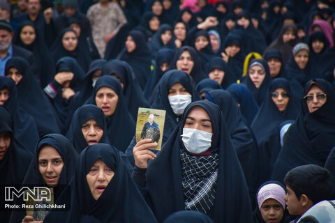نماز جمعه و راهپیمایی در نجف آباد