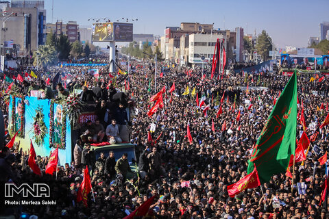 تشییع و خاکسپاری پیکر سردار سپهبد شهید قاسم سلیمانی در کرمان