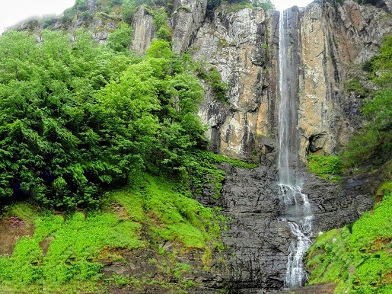 Iran's tallest waterfall