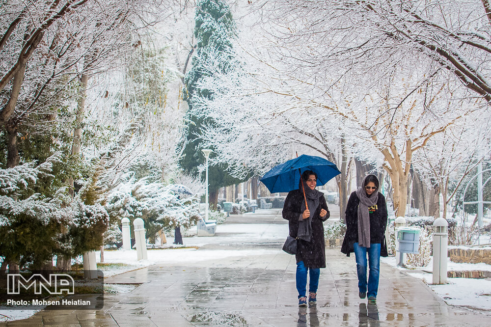 بارش برف و باران استان اصفهان را فرامی گیرد